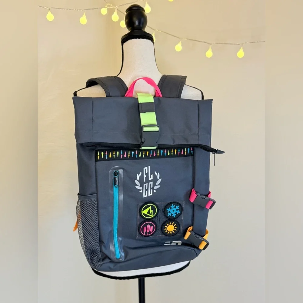 🌾 New Balance‎ Large Backpack - Gray with Colorful Accents NEW